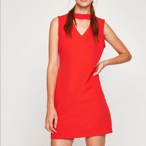 NWT Koton Neck Detailed Red Dress